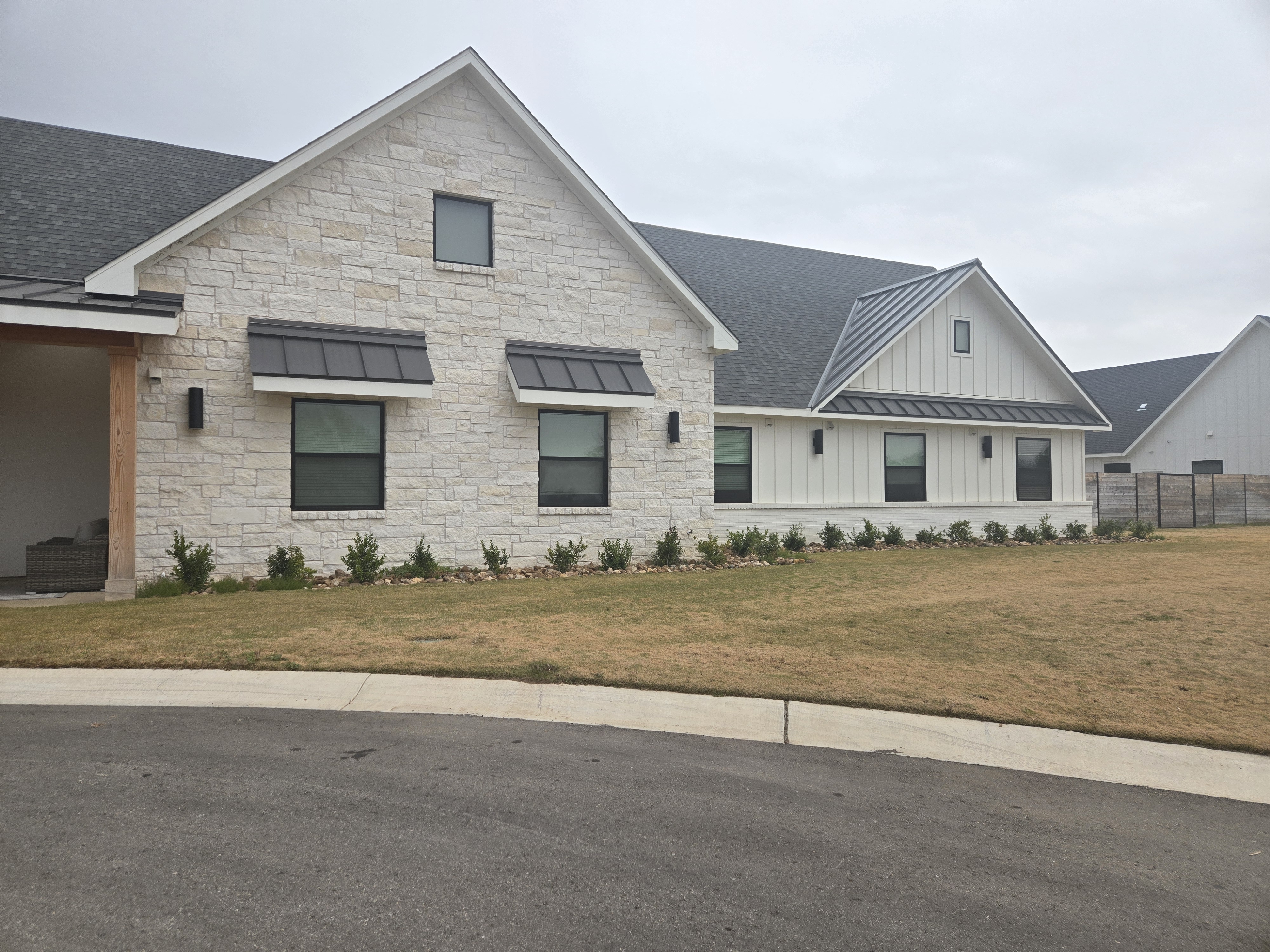 Mansion stone exterior